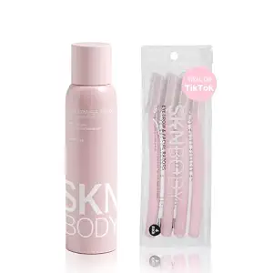 SKNBODY Hair Identifier Spray with 4 Razors – Easy Facial Hair Removal